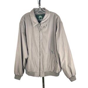 weatherproof classic mens windbreaker jacket XL 54 chest beige comfort & style